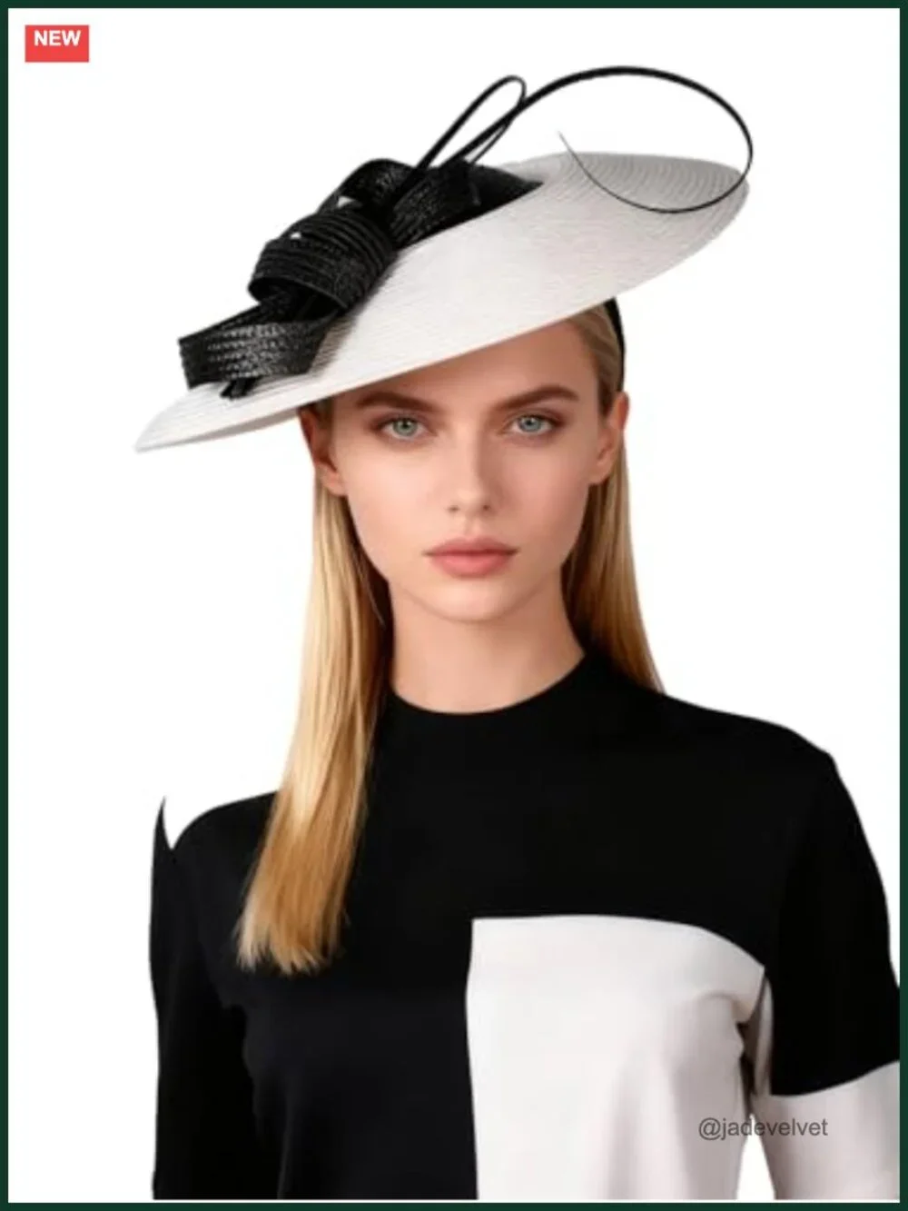 Vintage Fascinator Pillow Hat for Women, Fedora Wide Brim, Adjustable